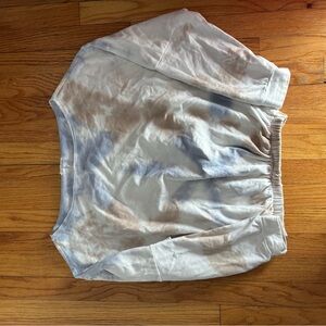 Tie-Dye Long Sleeve Sweatshirt off the shoulder size small